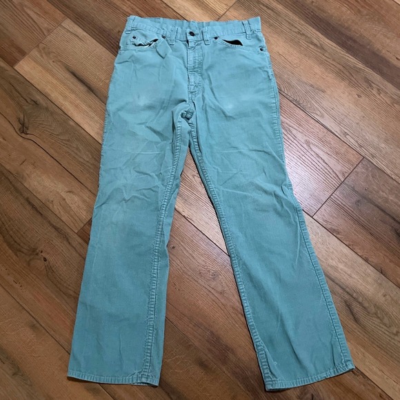 Levi's Other - Vintage 70's Levi's Corduroy Pants Teal Blue Bootcut Vintage Men's Size 32x32